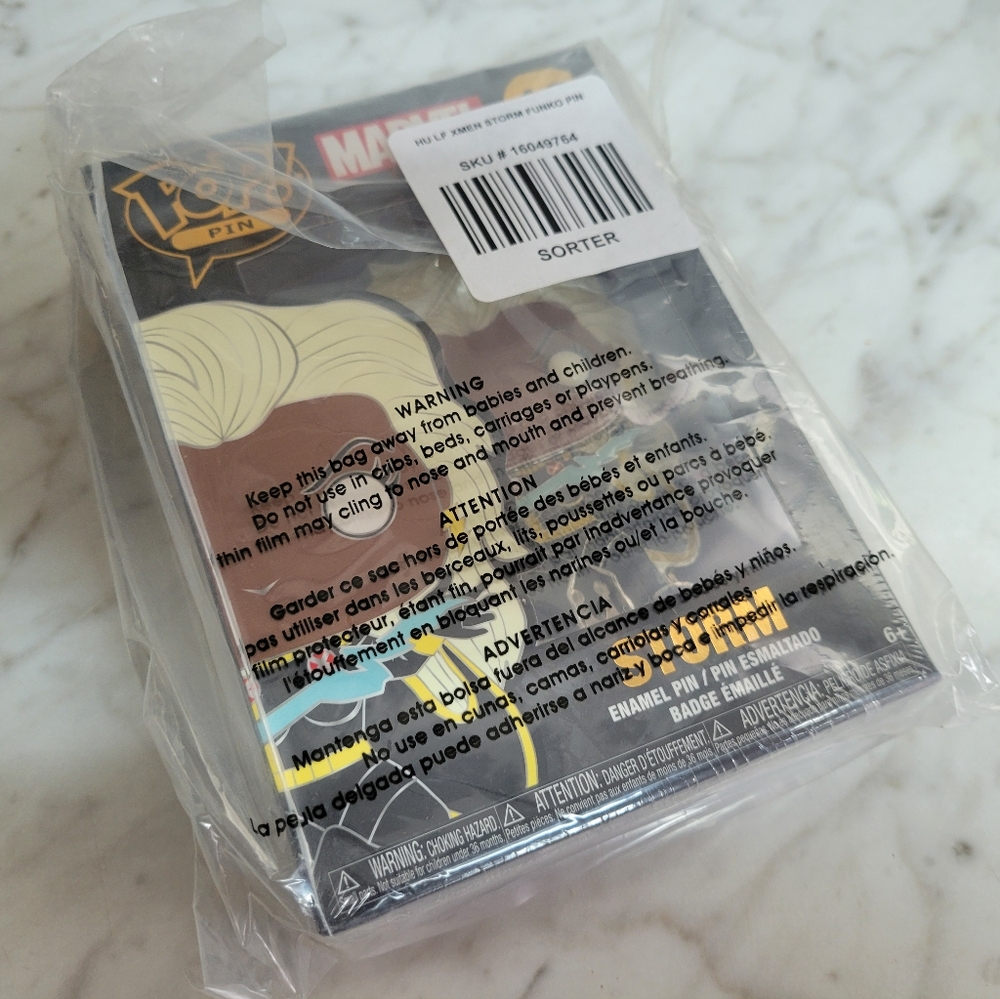 Funko Marvel X-Men Pop! Storm Enamel Pin NWT - Picture 3 of 3